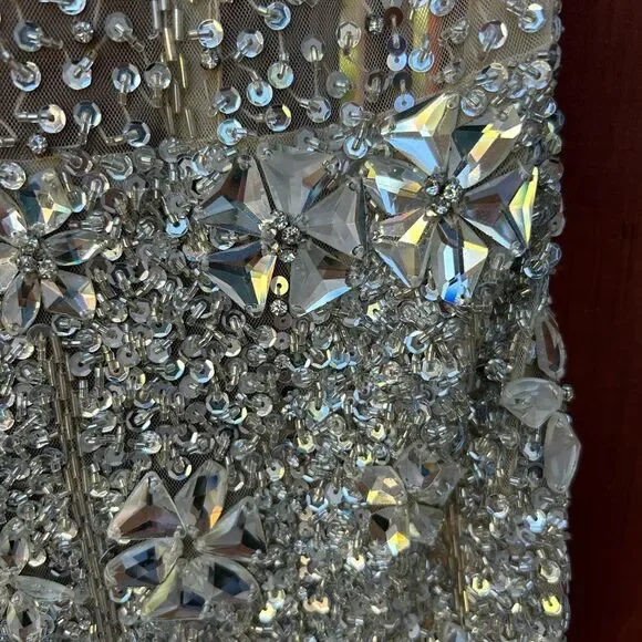 Jovani 90736A Embellished Illusion Dress size 4 NWT - Picture 7 of 14